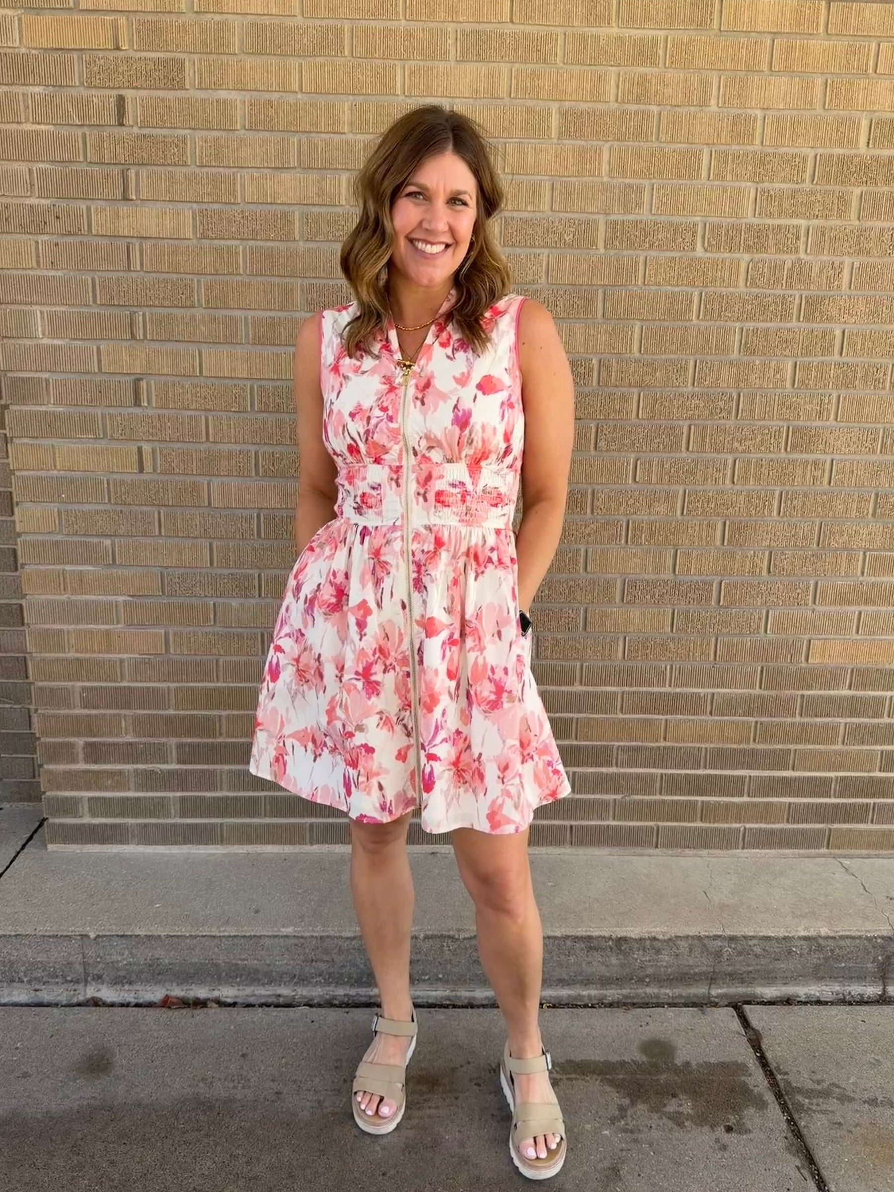 Pretty In Pink Floral Dress