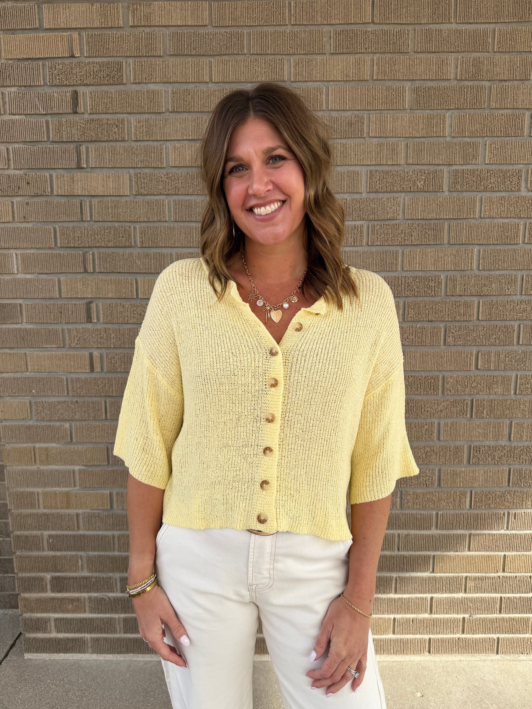 Sweetest Little Sweater - Yellow