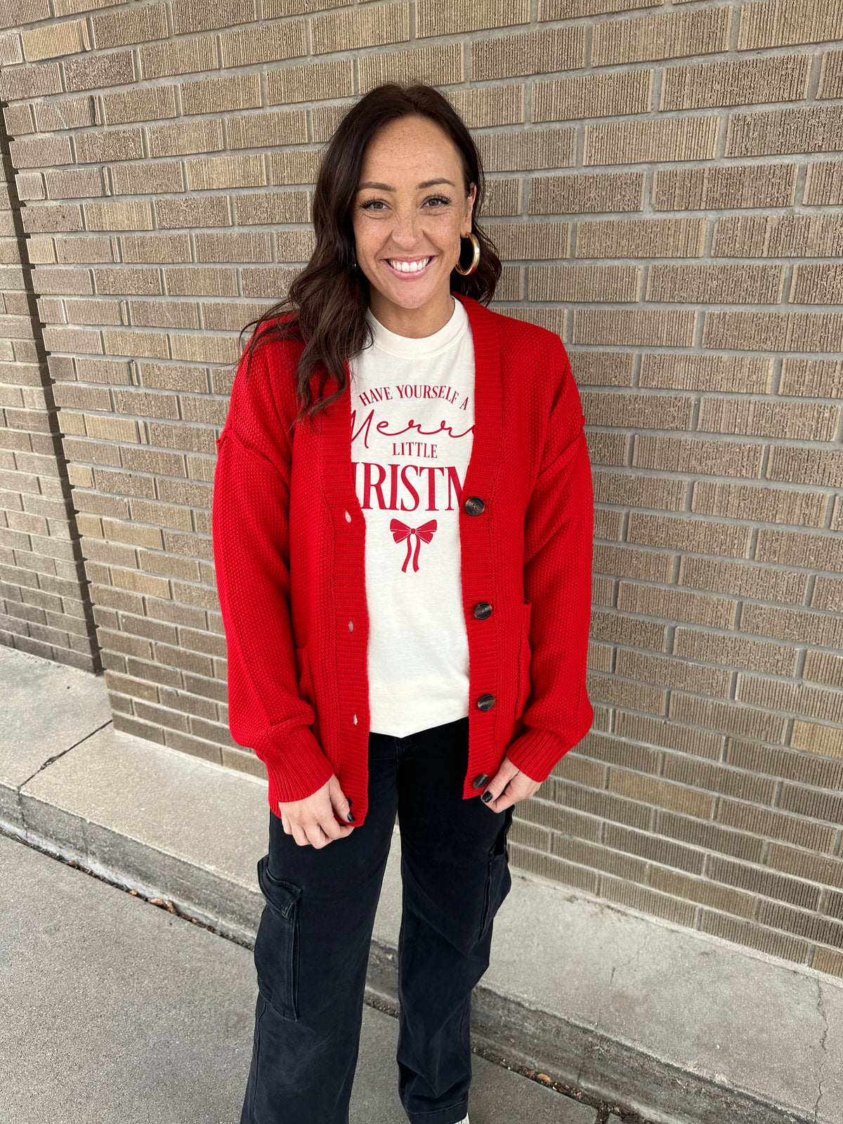 Red Cardigan