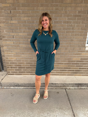 Cute and Casual Teal Dress