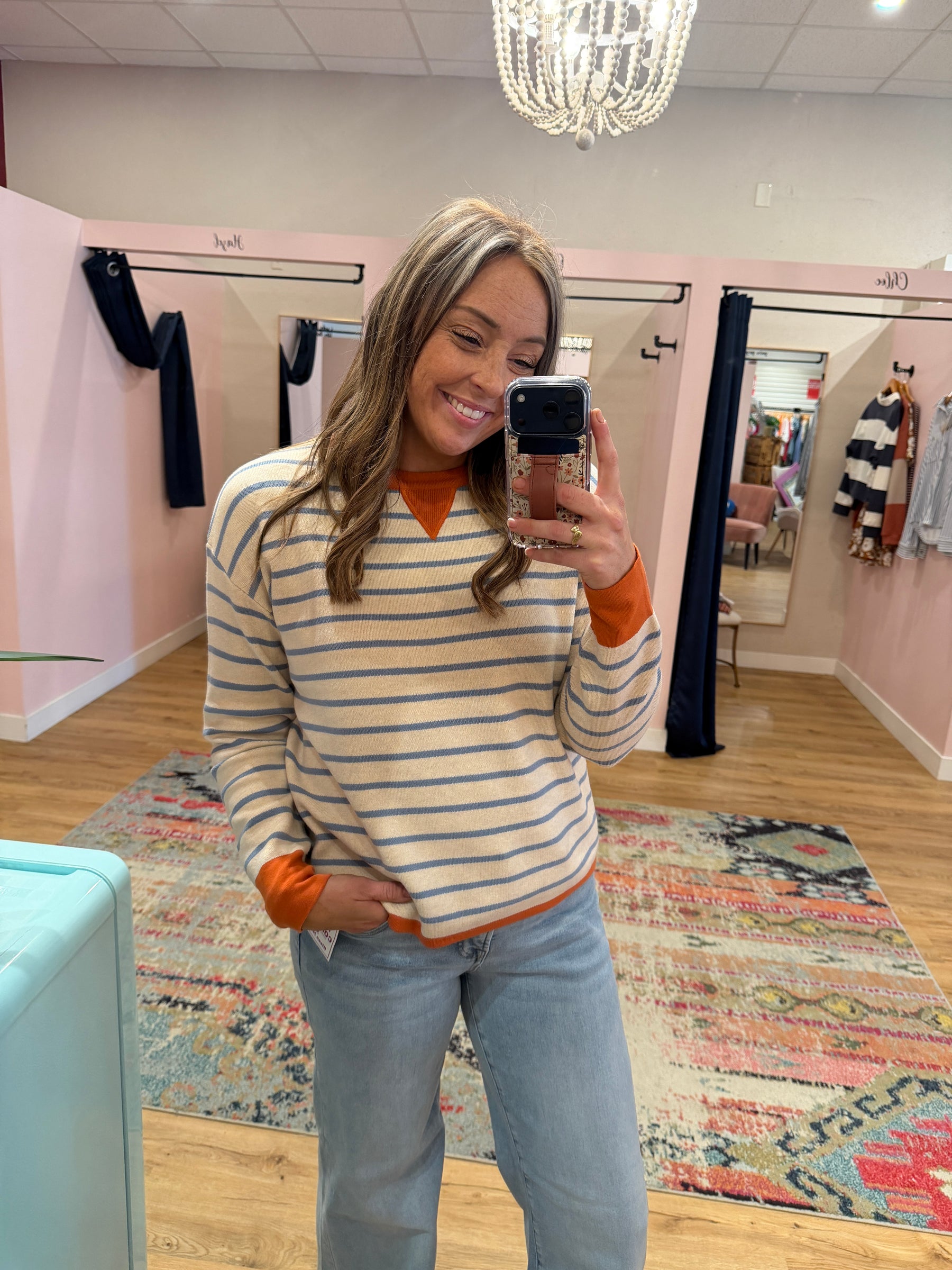 It's A Vibe Colorful Sweater