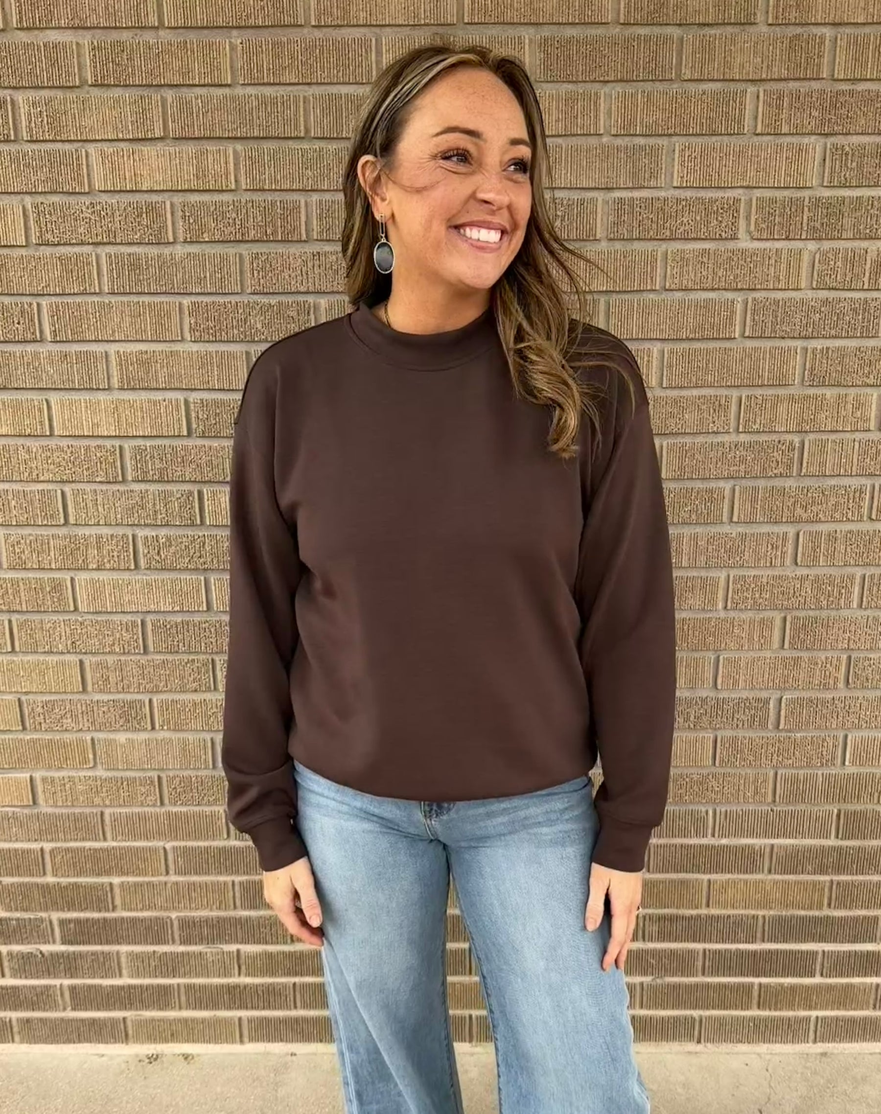 Modal Pullover - Espresso