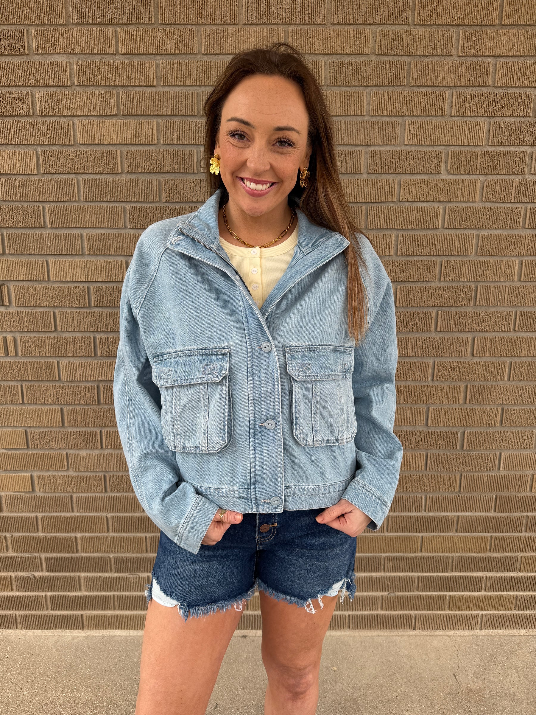 Light Denim Risen Jacket