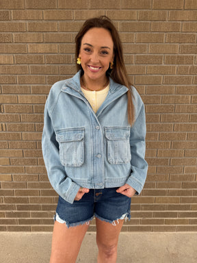 Light Denim Risen Jacket