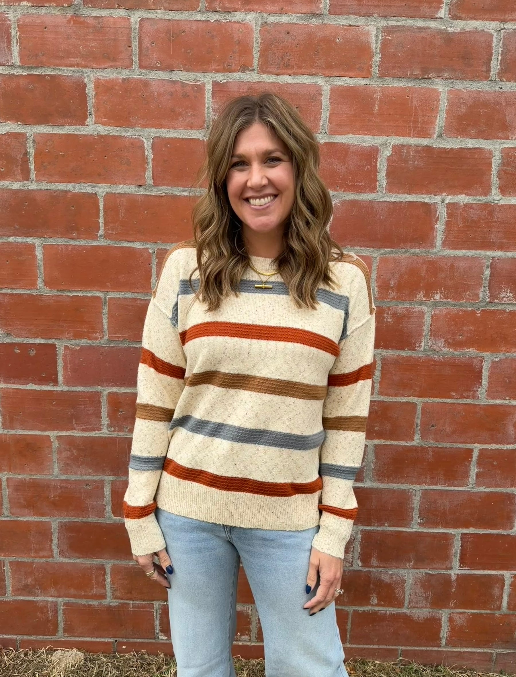 Perfect Multicolor Stripe Sweater