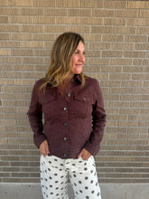 Chocolate Brown Jean Jacket