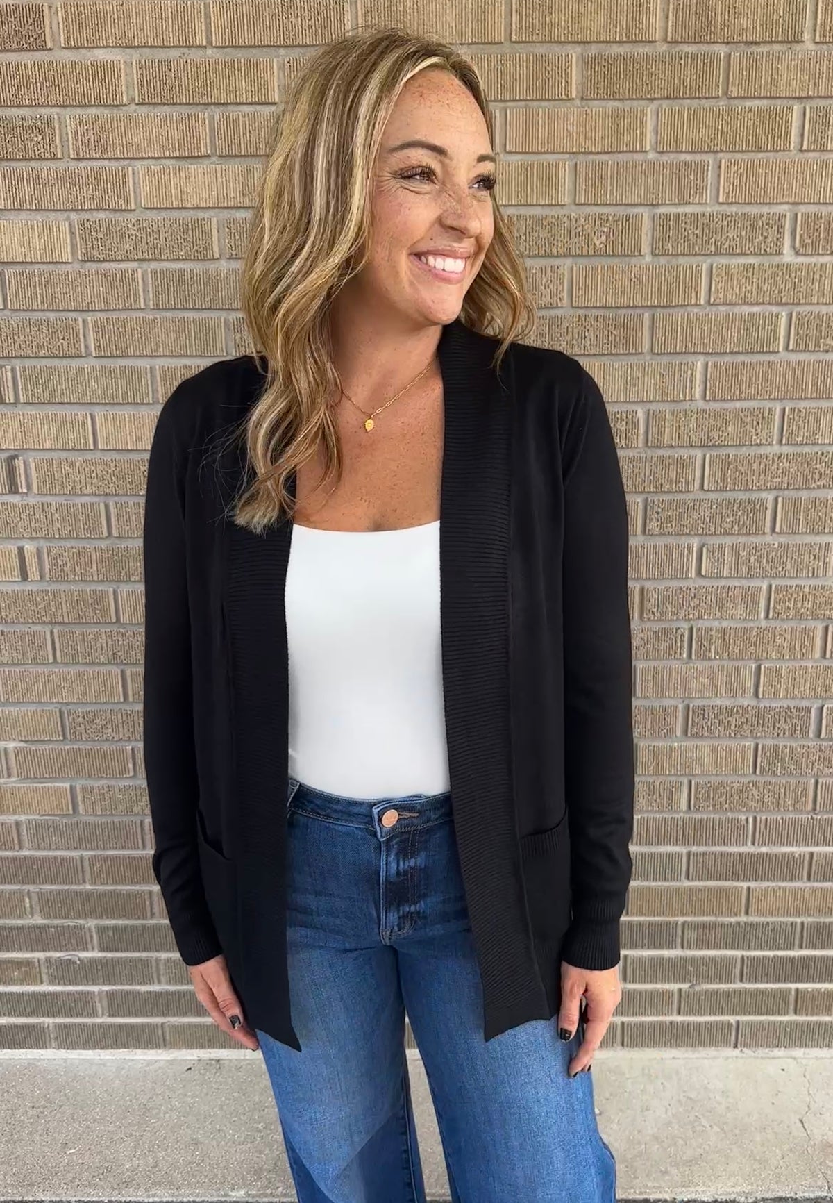 OG Rooted Cardigan - Black