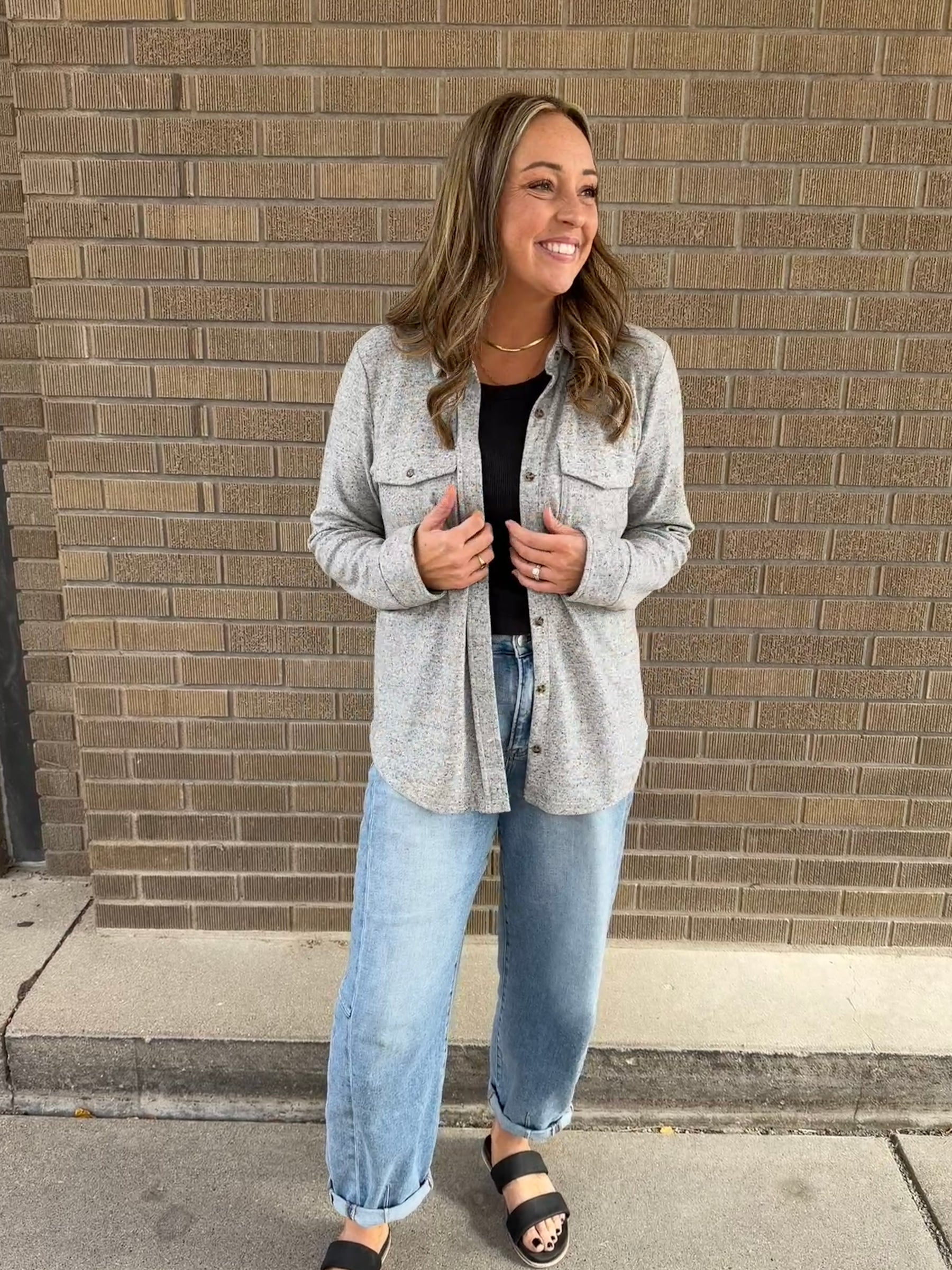 Cassian Top - Heathered