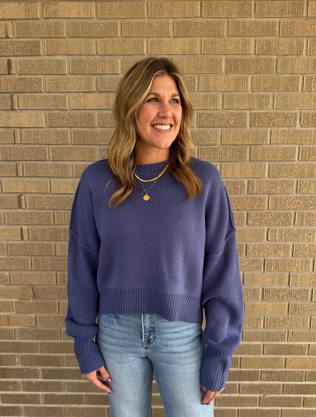 Dusty Indigo Sweater