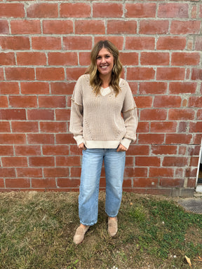 In Your Dreams Cream Sweater