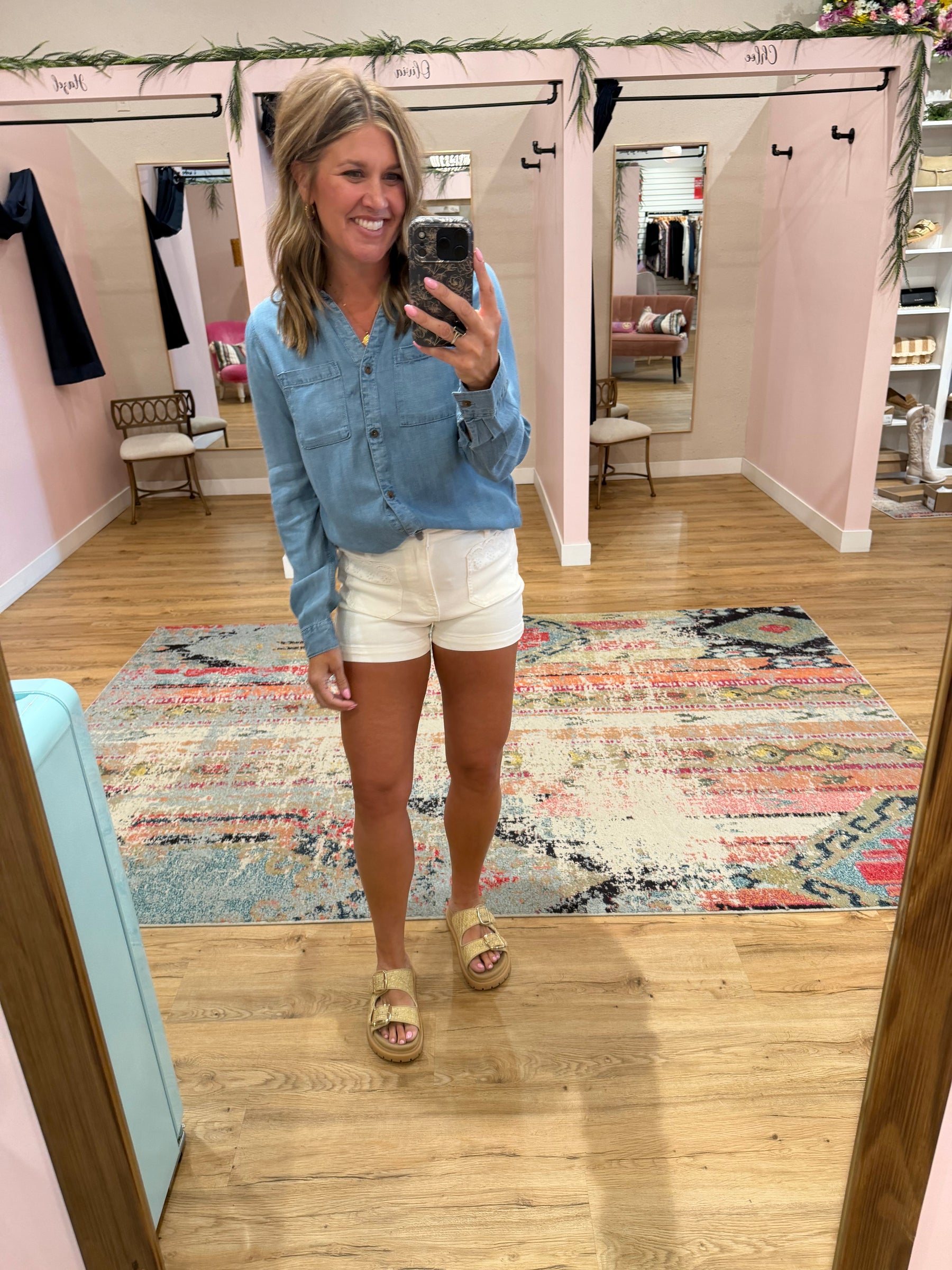 Ginger Top - Denim
