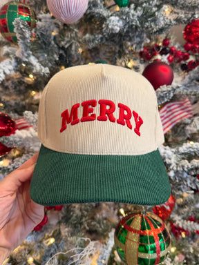 Corduroy Merry Hat - Green