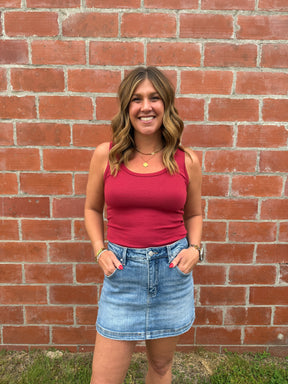 Risen Denim Skort