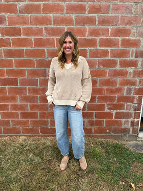 In Your Dreams Cream Sweater