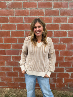 In Your Dreams Cream Sweater