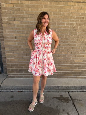 Pretty In Pink Floral Dress