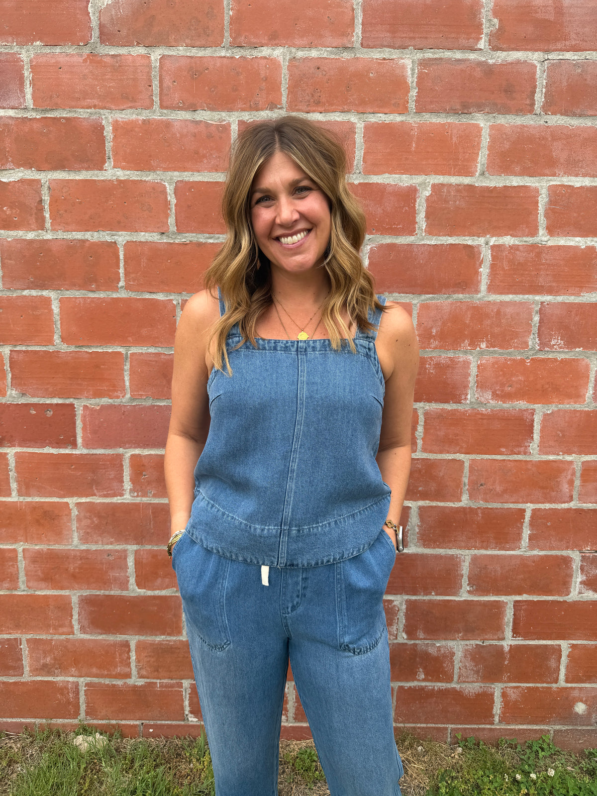 Maelis Denim Tank