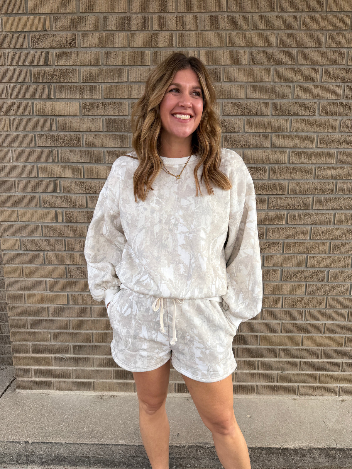 Camo Crewneck Sweatshirt