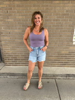 Buttery Soft Bodysuit with Built In