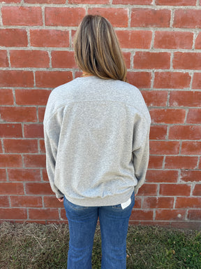 Oversized Lounge Crewneck - Gray
