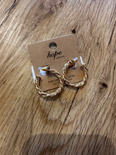 Smaller Twisted Hoop - Gold
