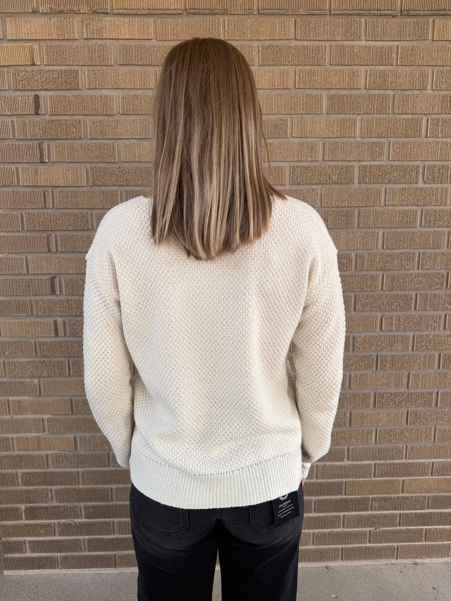 Vanilla V-Neck Sweater