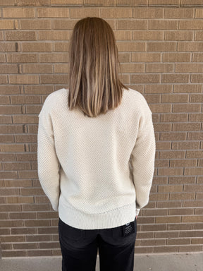 Vanilla V-Neck Sweater