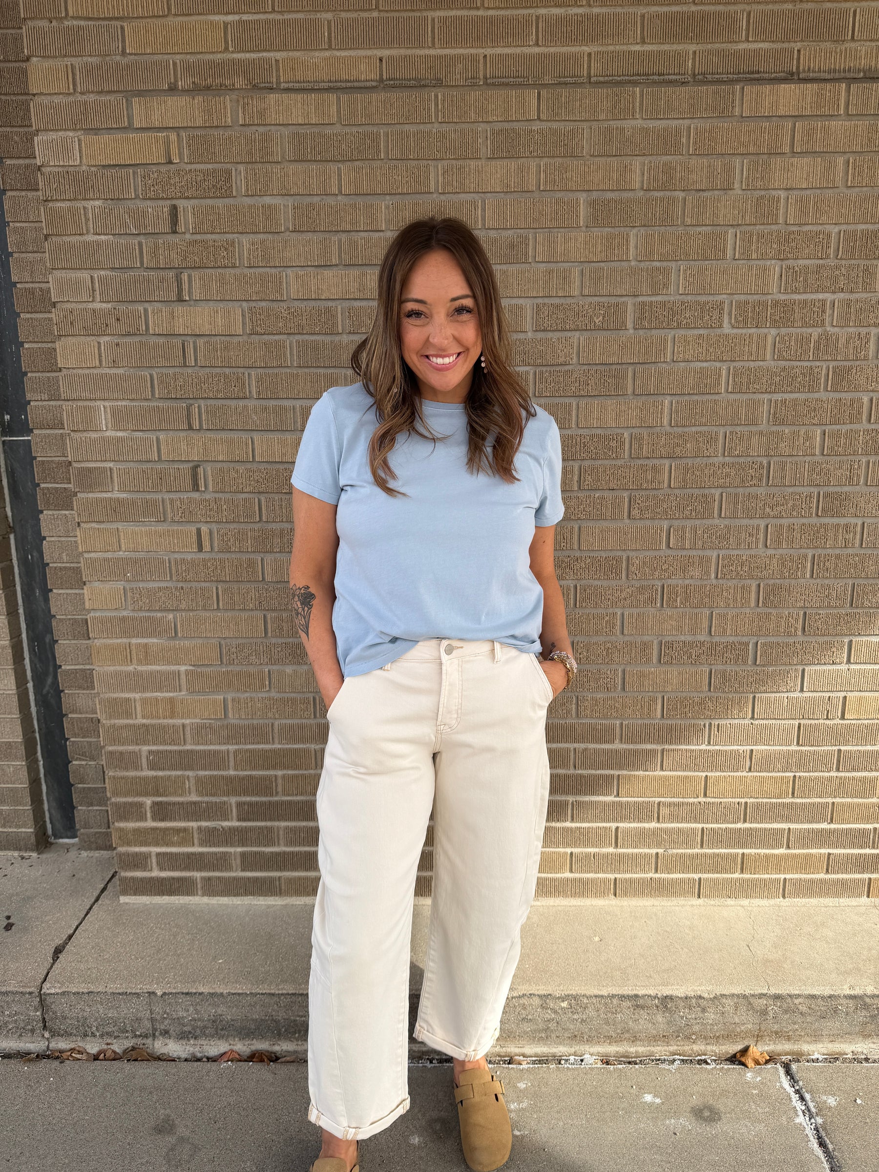 Asher Tee - Powder Blue