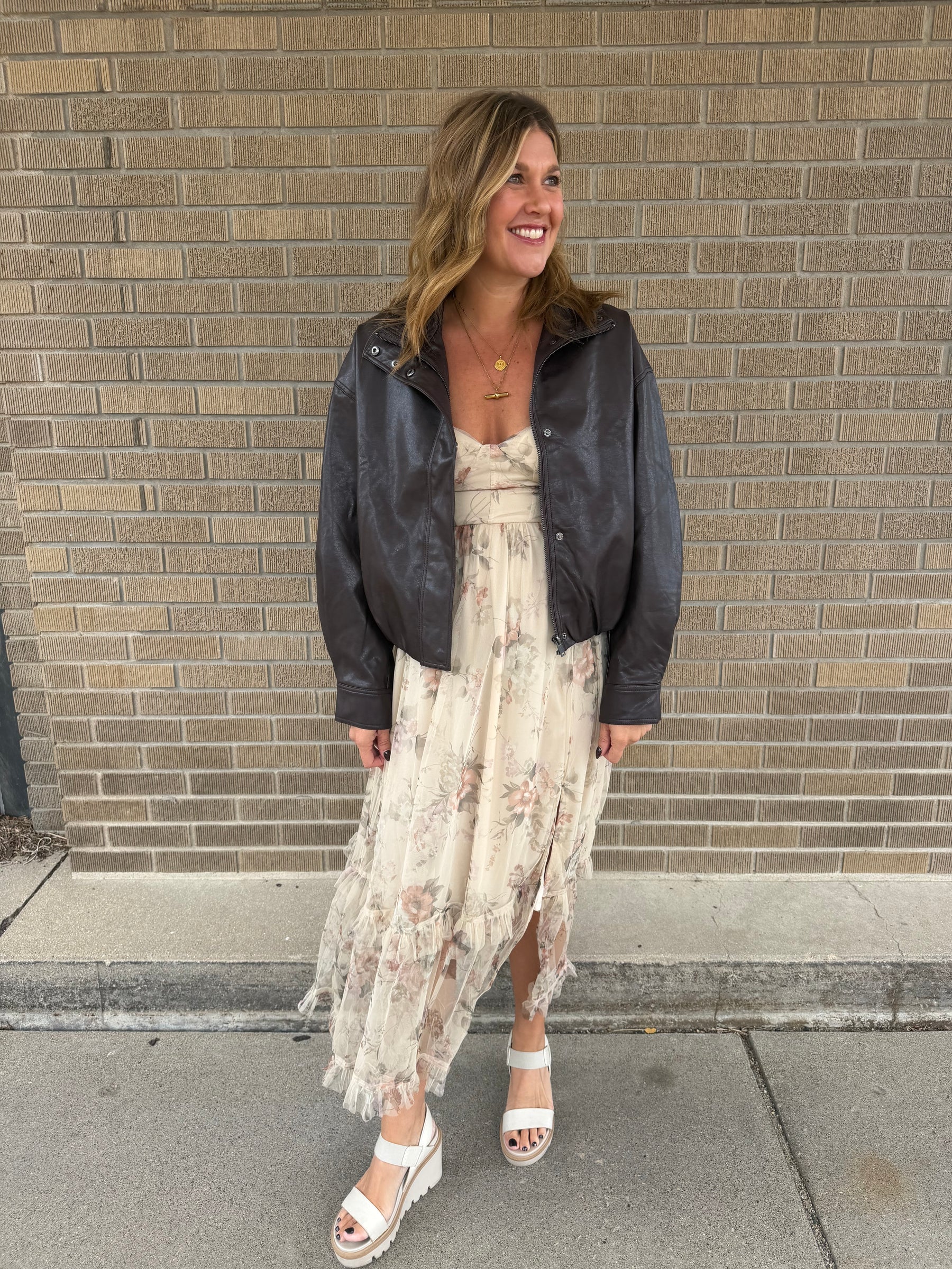 Romantic Fall Floral Dress