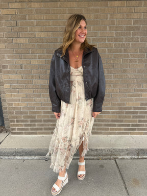 Romantic Fall Floral Dress
