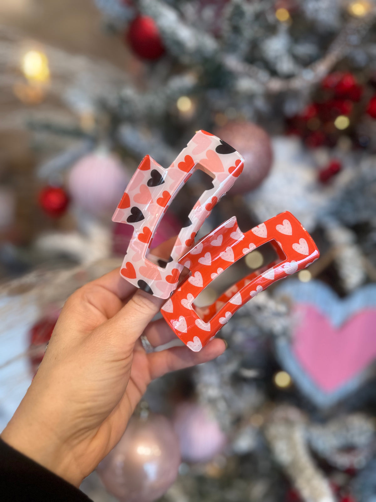 Heart Claw Clips