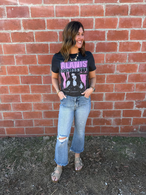 Alanis Morisette Graphic Crop Tee