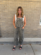 Leopard Barrel Overalls