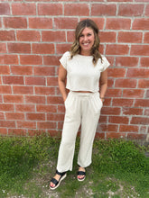 Pinstripe Linen Pants