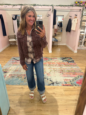 Jackie Jacket - Deep Mahogany