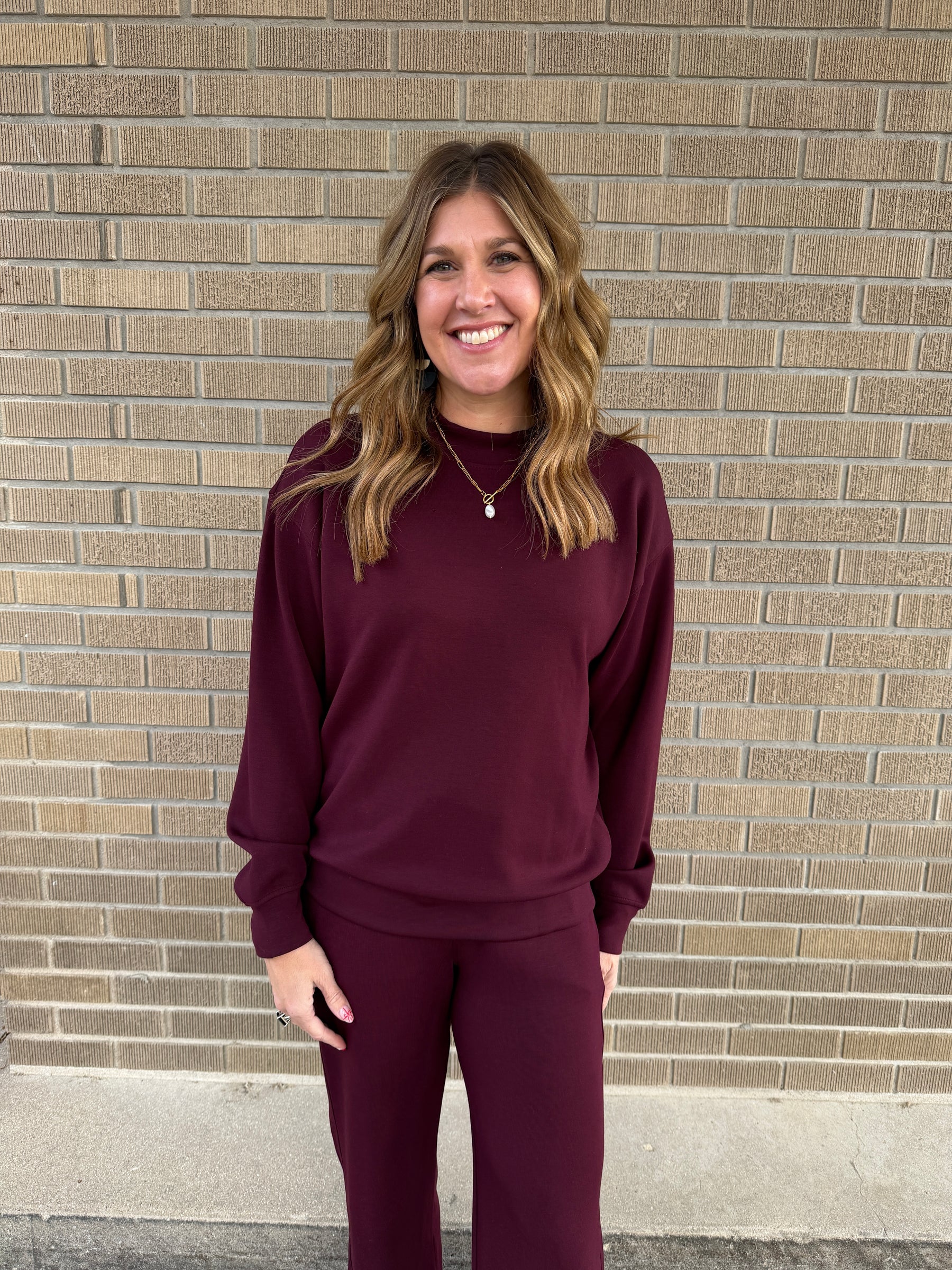 Made of Modal Pants - Dark Cherry