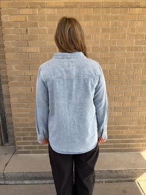 Pippin Jacket - Denim Stripe