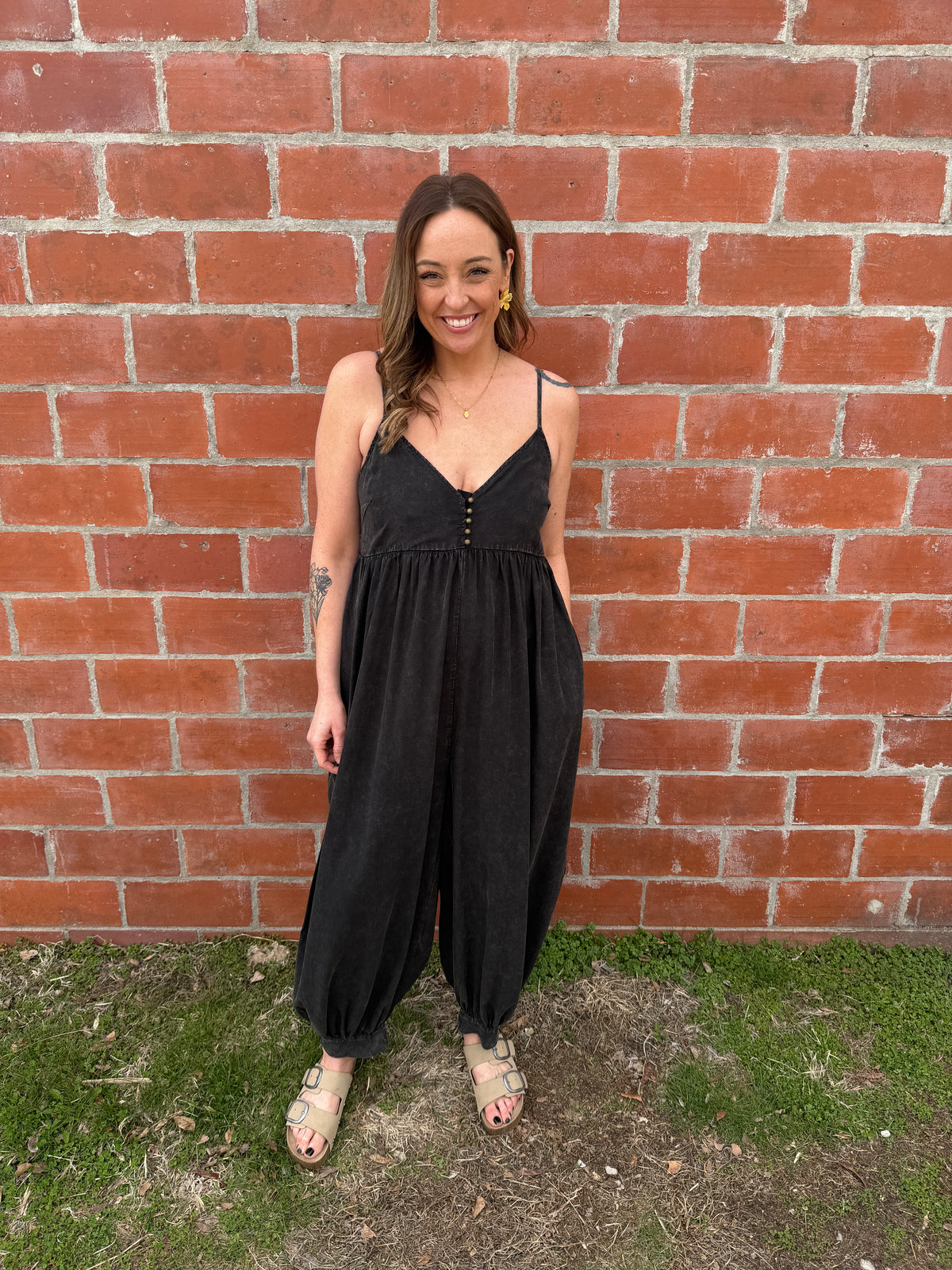 Ash Black Jumpsuit