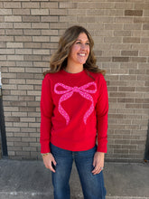 Pearls and Bow Sweatshirt