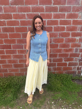Lovely Lady Denim Vest
