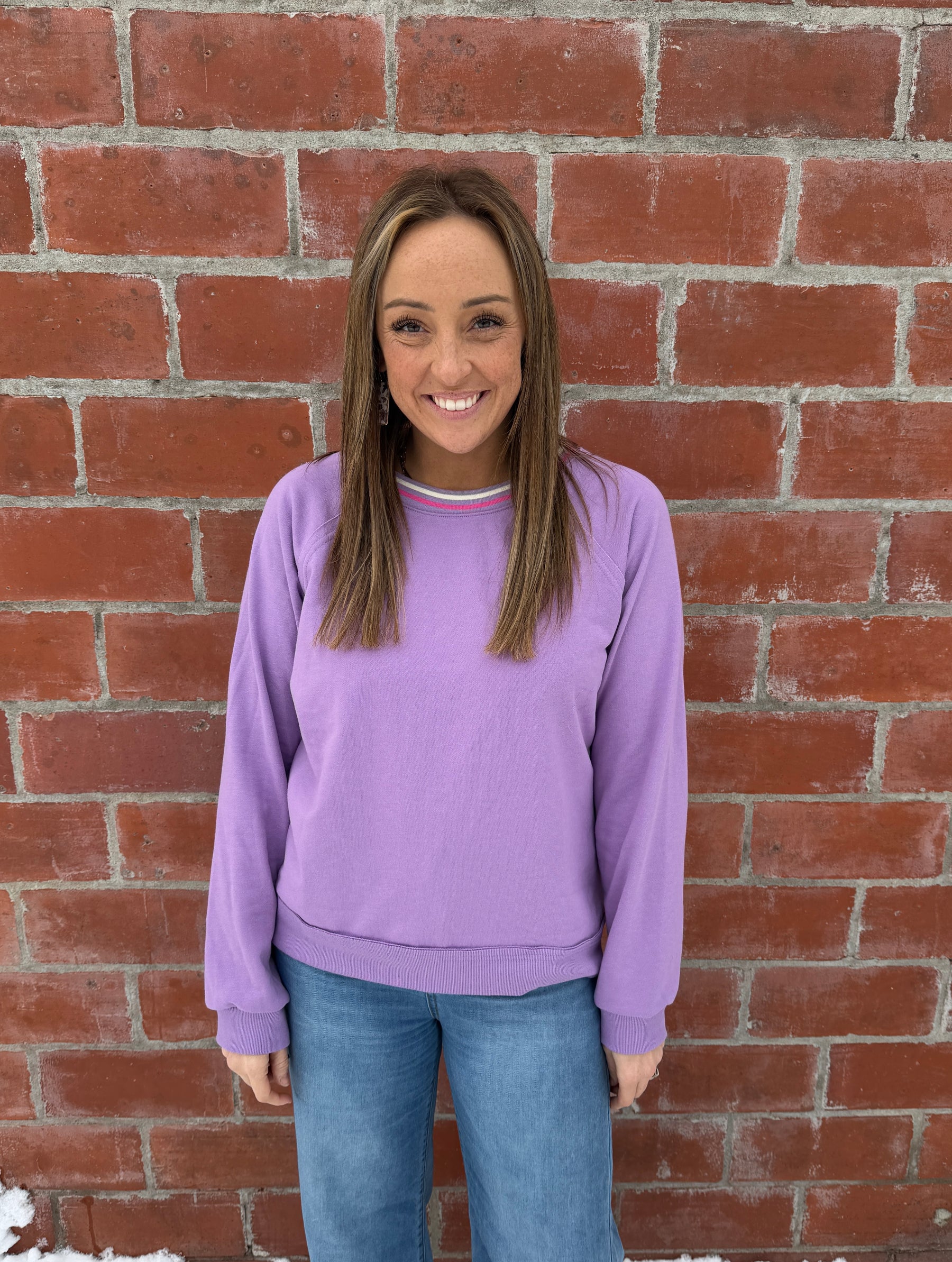 Pretty In Purple Pullover