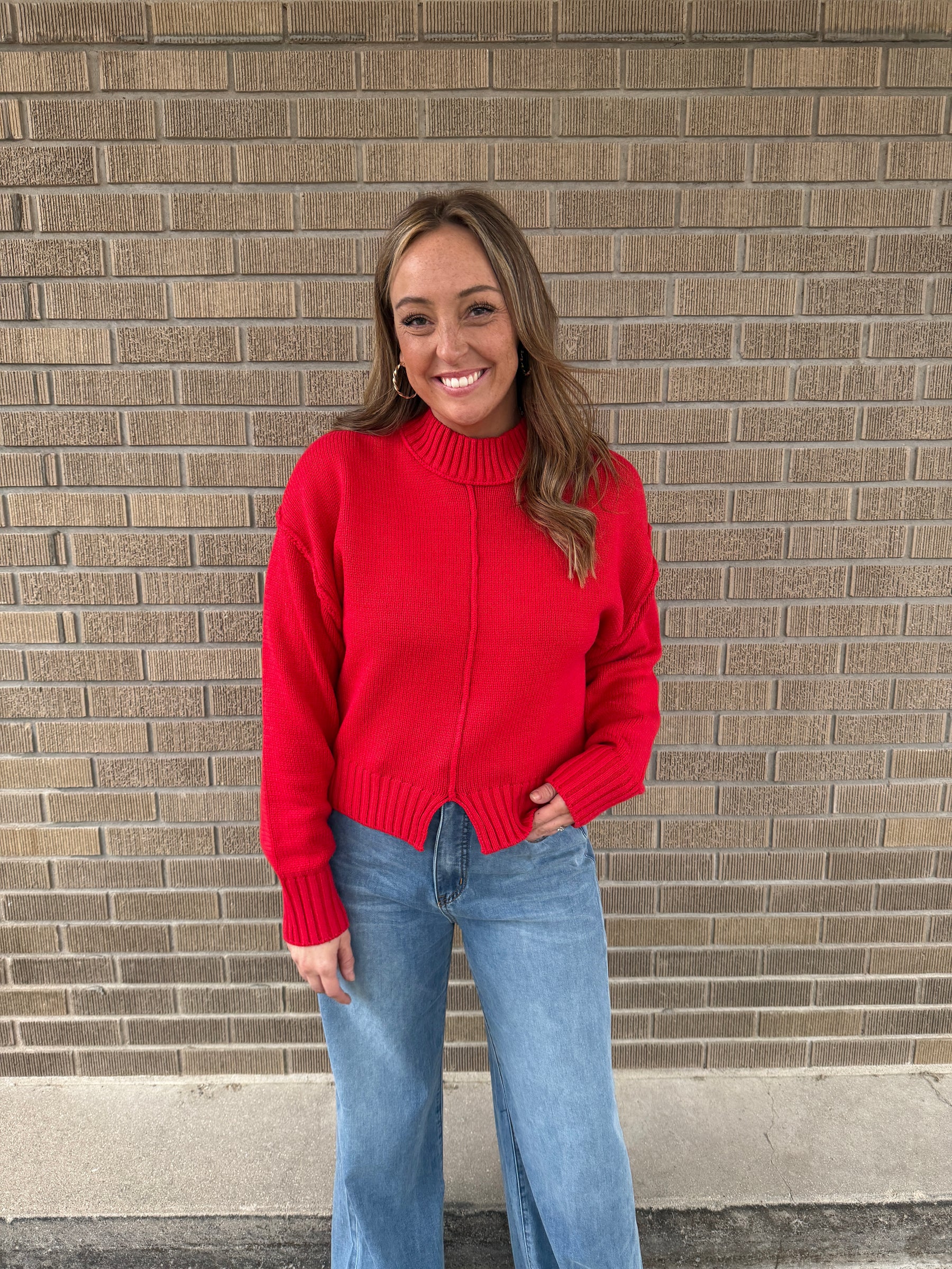 Bold as Love Red Sweater