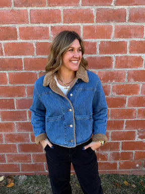 Dreams are Made of Denim Coat