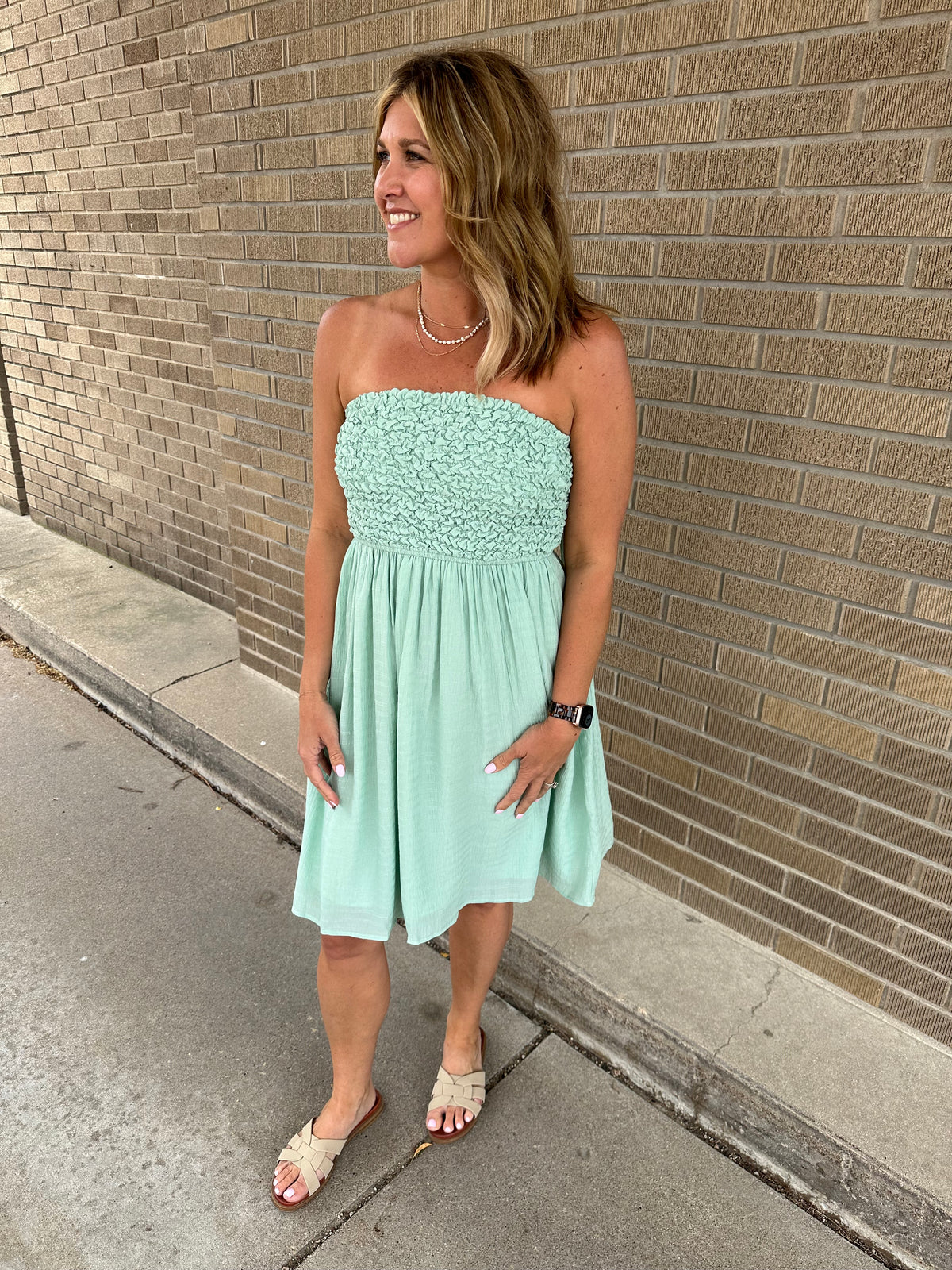 Sweet In Sage Dress