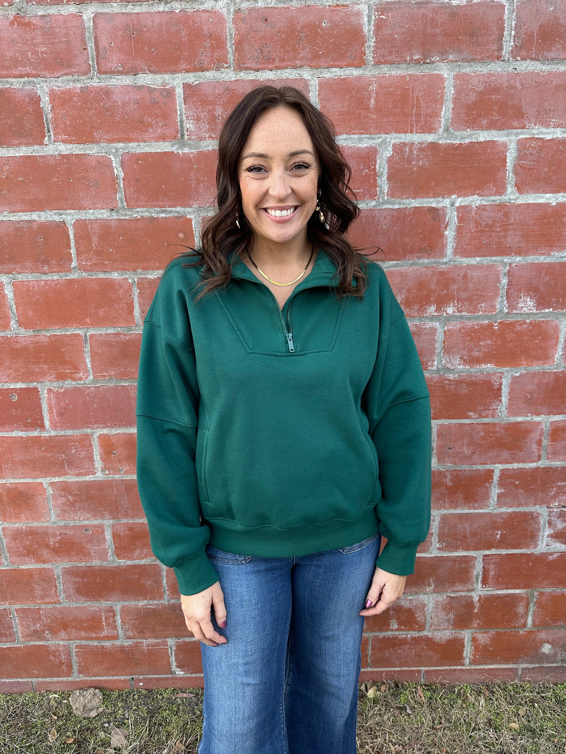 Lulu Hunter Green Pullover