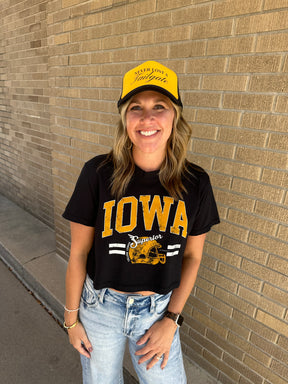 Black Iowa Tee