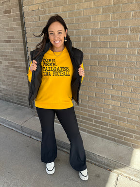 Corn, Beer, Tailgates and Iowa Football Sweatshirt