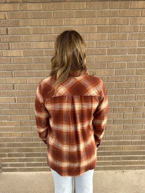 Barry Shirt - Ginger Spice Plaid