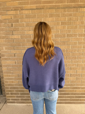 Dusty Indigo Sweater