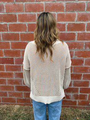 In Your Dreams Cream Sweater
